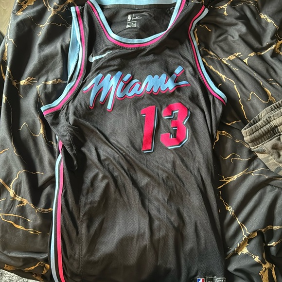 SIGNED Miami Heat Alternate Vice Away #13 Bam Adebayo